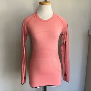 Lululemon Run: Swiftly Tech Long Sleeve Size 6 Coral Color